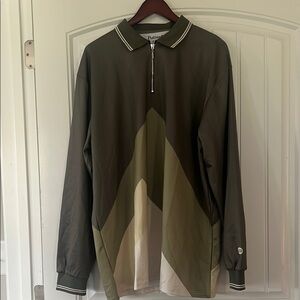 Puttwell Golf 1/4 Zip  Long Sleeve Polo XXXL